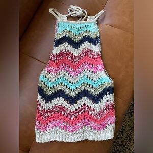 Hollister Crochet Halter Top